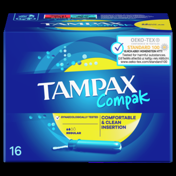 Tampax Compak Regular 16 gab. (400-08669)