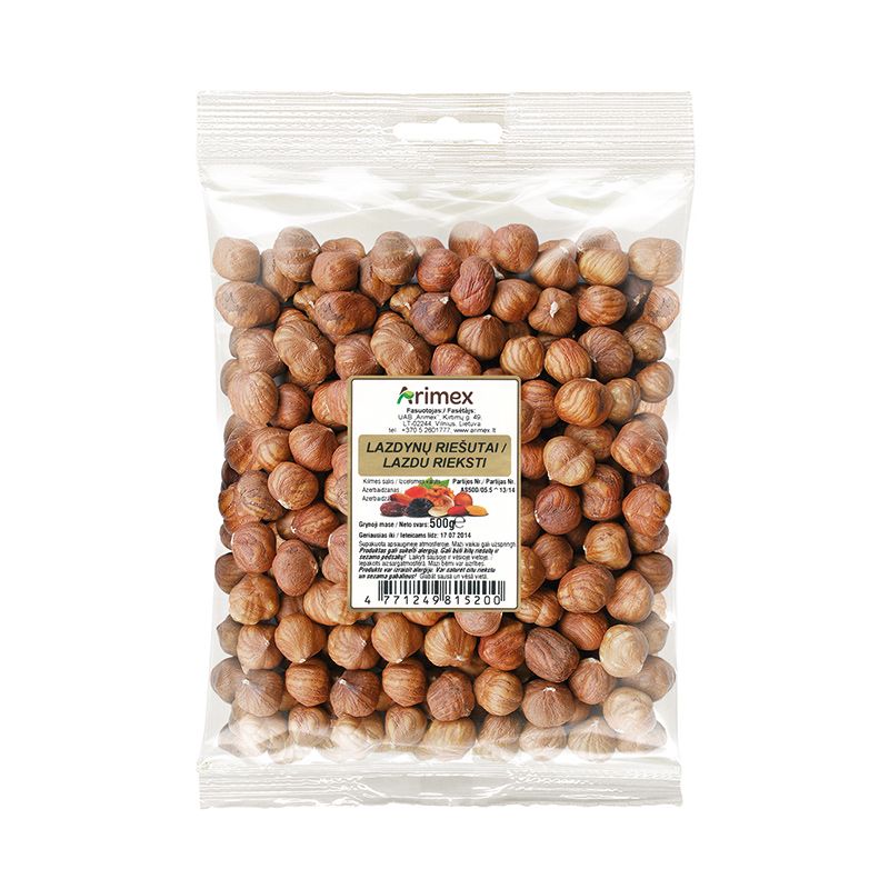 Lazdu rieksti ARIMEX, 500 g (450-02131)