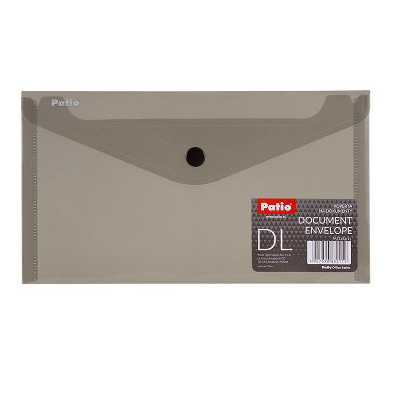 Mape-aploksne Patio, PP, 125x225mm, ar pogu