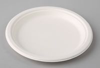 Šķīvji BIO D23cm apaļi, cukurniedru, balti, 0.85kg, 50 gab. (400-10198)
