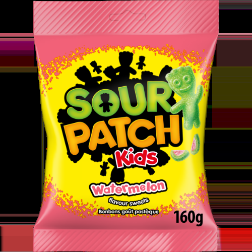 Sour Patch Kids Arbūza garšas želejkonfektes