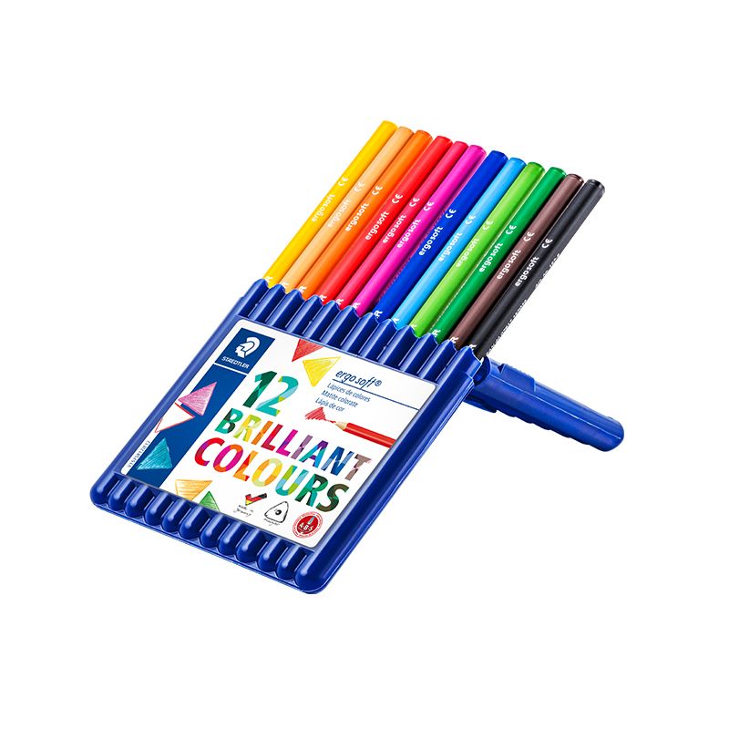 Krāsanie zīmuļi STAEDTLER ERGO SOFT trīsstūra