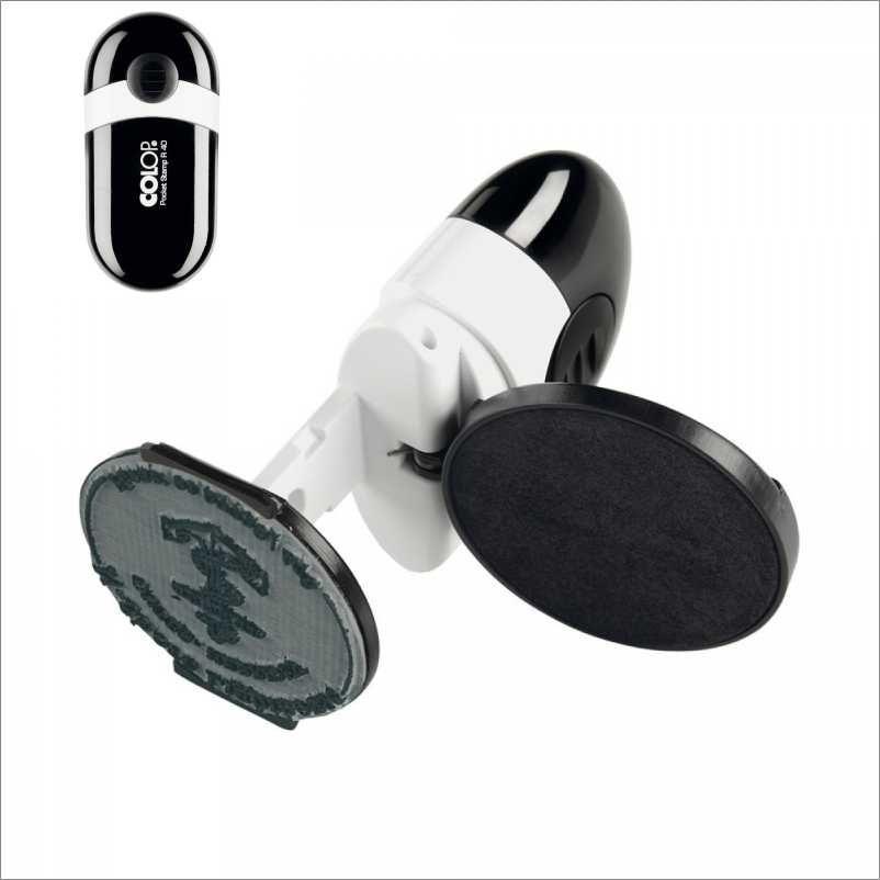 Zīmogs COLOP Pocket Stamp R40 melns