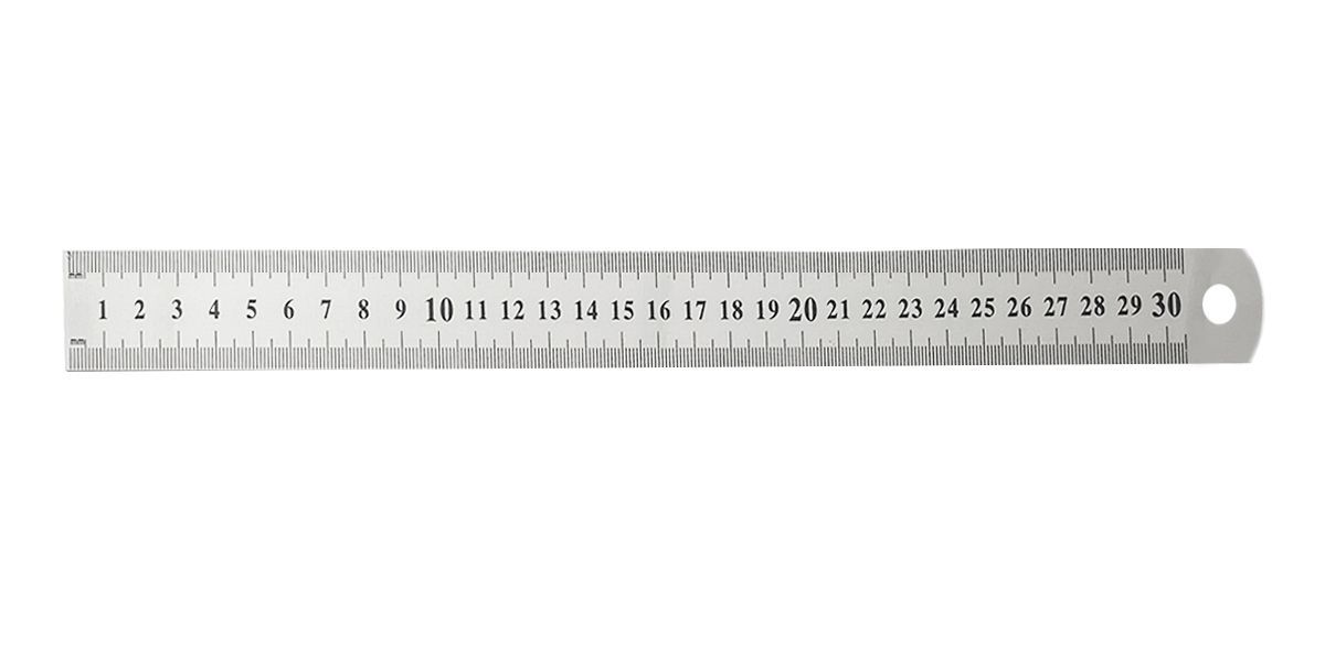 Grafitas Lineāls, tērauda, 30 cm (200-14107)