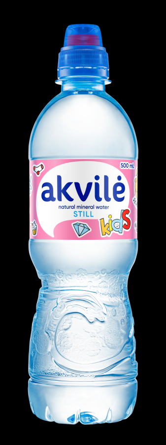 Naturāls minerālūdens AKVILE Kids, negāzēts, 0