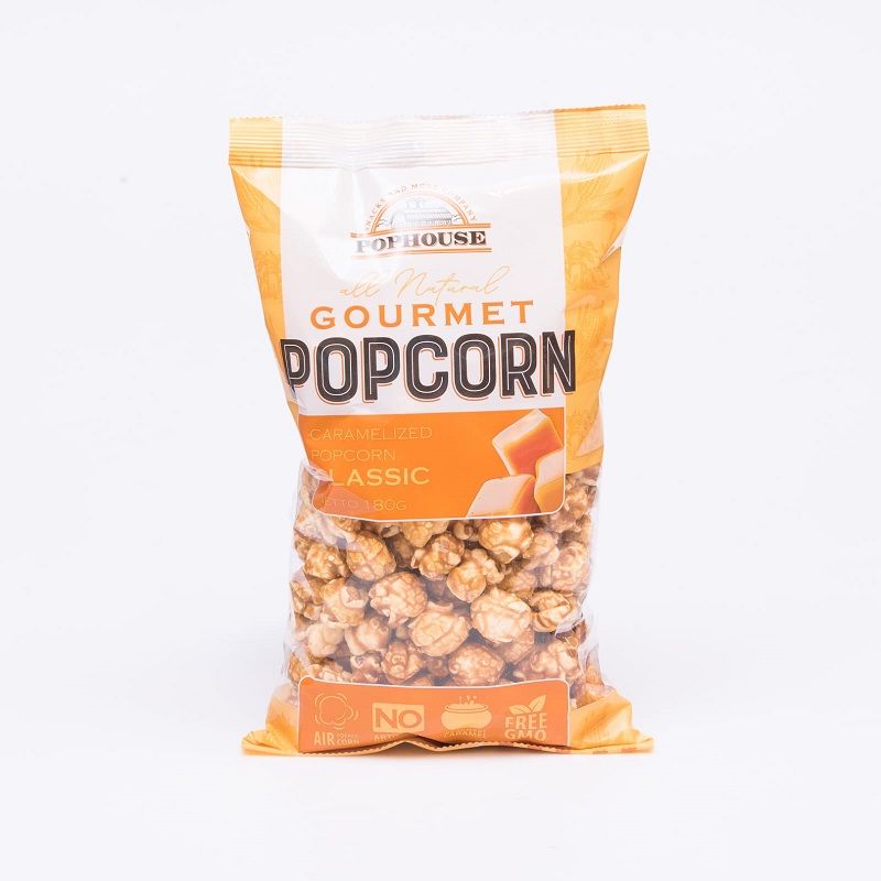 Popkorns POPHOUSE Classic, ar karameli, 180g