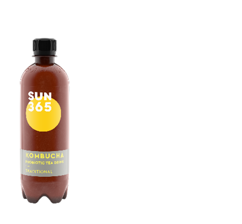 Tējas dzēriens SUN365 Kombucha Traditional, PET