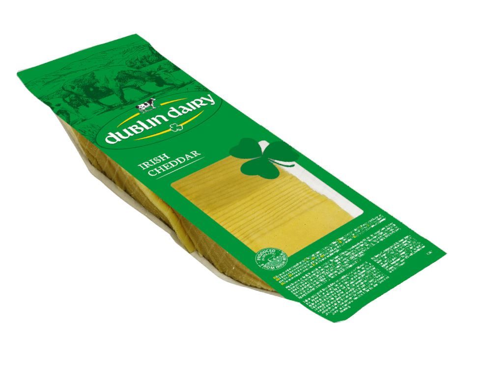 Siers Cheddar DUBLIN DAIRY Red, šķēlēs, 1kg (450-06425)