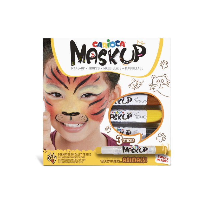 Sejas krāsas CARIOCA Mask Up Animals