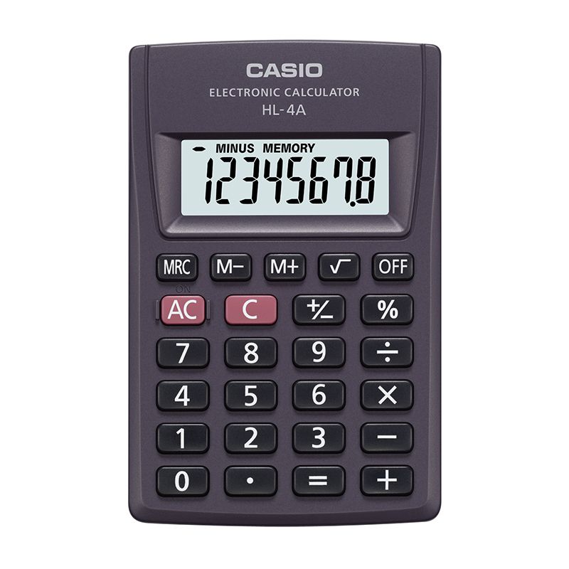 Kabatas kalkulators CASIO HL-4A, 56 x