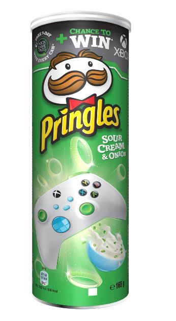 Čipsi PRINGLES ar krējumu un sīpoliem Gaming 165 g (450-10910)