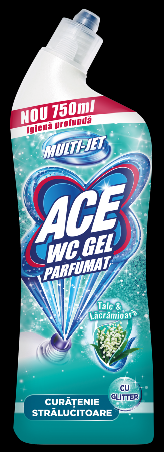 Tualetes tīrīšanas līdzeklis ACE GLITTER TALCO