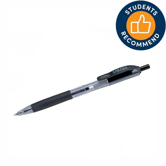 Gela pildspalva ZEBRA SARASA 0.7mm melna (JJB3-BK) (200-00541)