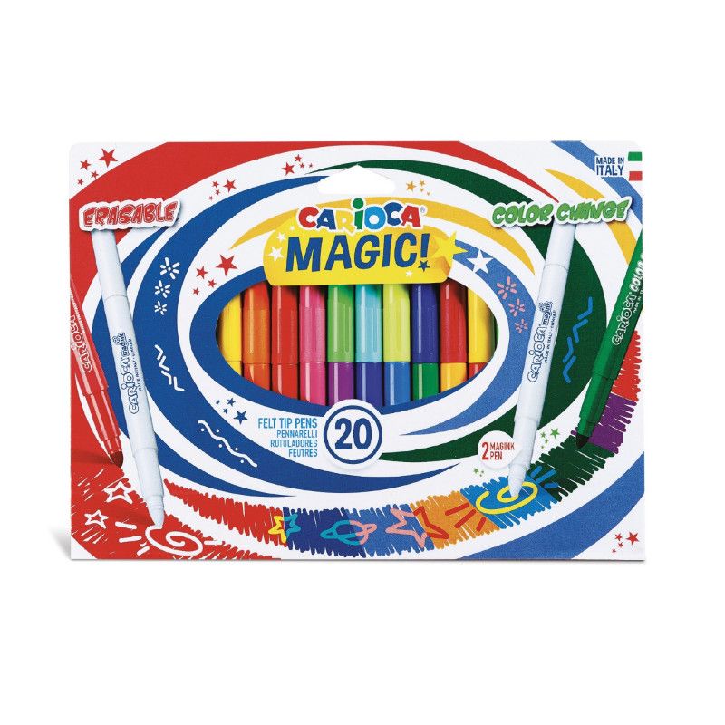 Flomasteri CARIOCA MAGIC, 20gab. (200-13614)