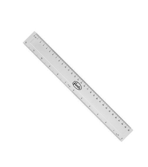 Lineāls Forofis 30cm, caurspīdīgs (200-16741)