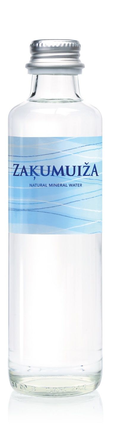 Zaķumuiža Dabīgais minerālūdens ZAĶUMUIŽA, negāzēts, stiklā
