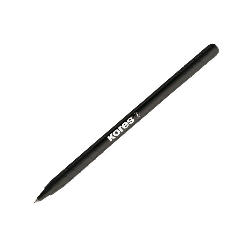 Lodīšu pildspalva KORES KOR-M, 1,0 mm, melna (200-12609)