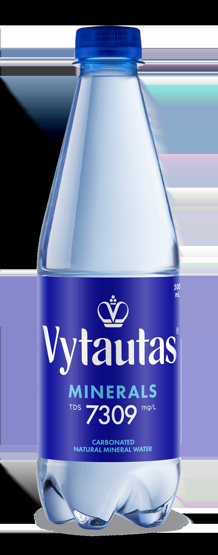Naturāls minerālūdens VYTAUTAS gāzēts, 0.5l