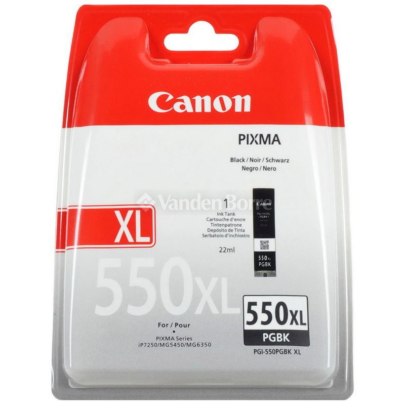 Tintes Canon PGI-550PGBKX (6431B005), melns kārtridžs