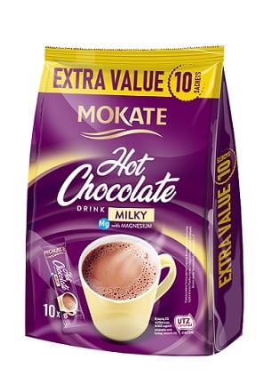 Šokolādes dzēriens MOKATE MILK maisiņā