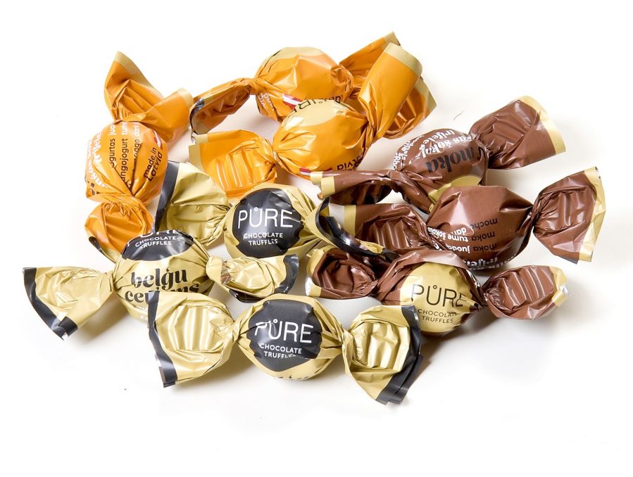 Pure Chocolate Tumšās šokolādes trifeles ar