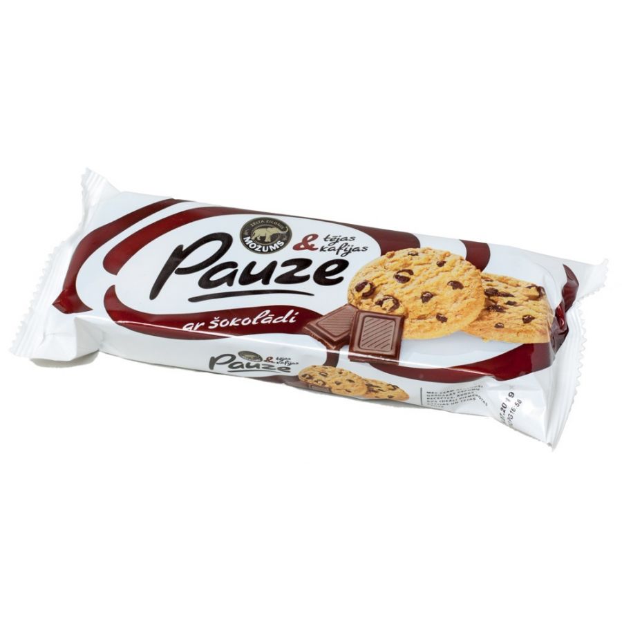 Možums Cepumi PAUZE ar šokolādi, 120g