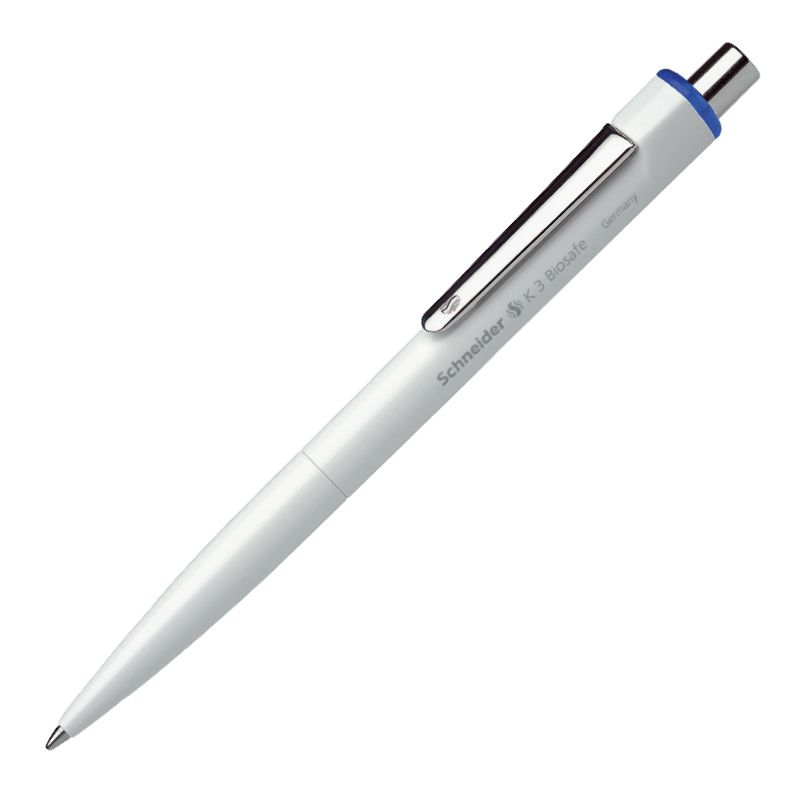 Lodīšu pildspalva SCHNEIDER K3 Biosafe balts