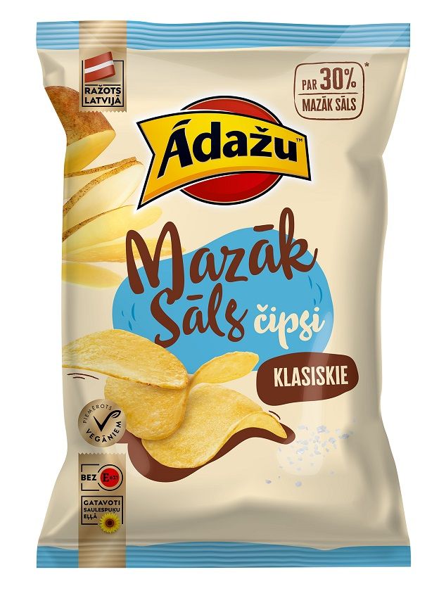 Čipsi ĀDAŽU Klasiskie, 130g (450-23392)