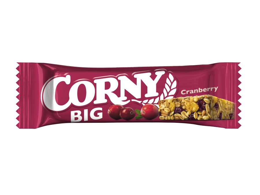 Musli batoniņš CORNY BIG, dzērveņu, 50
