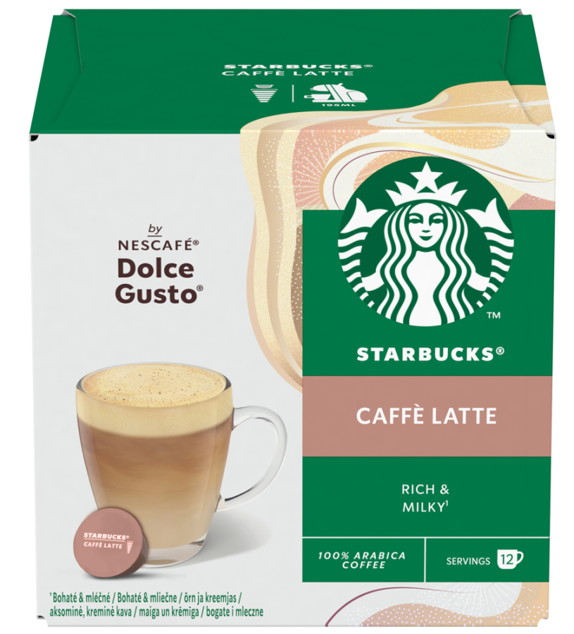Kafijas kapsulas STARBUCKS Dolce Gusto Caffe