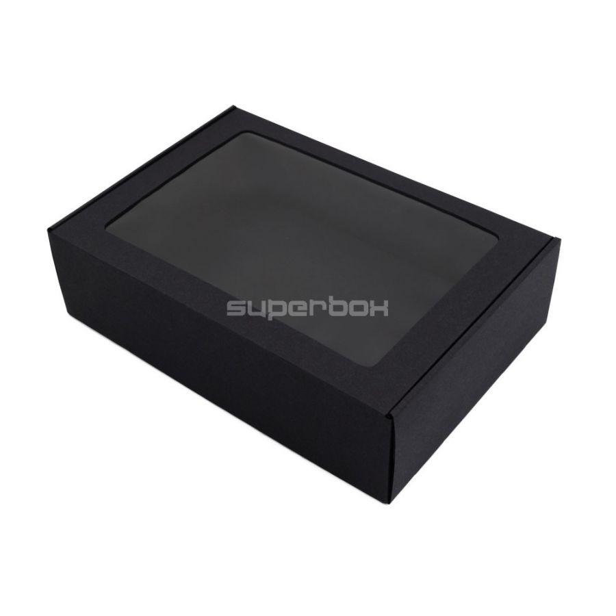 Superbox Melna A4 kaste ar PVC