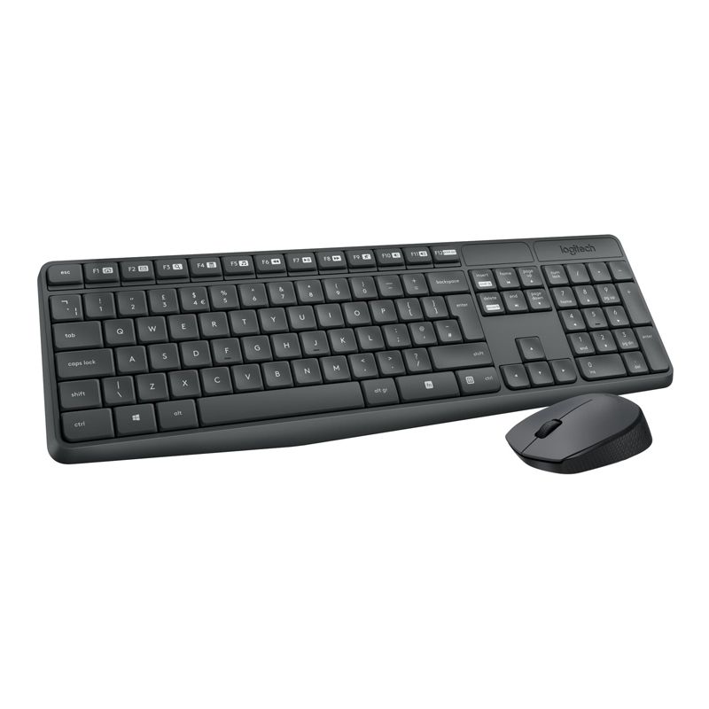 Komplekts LOGITECH MK235, bezvadu klaviatūra un