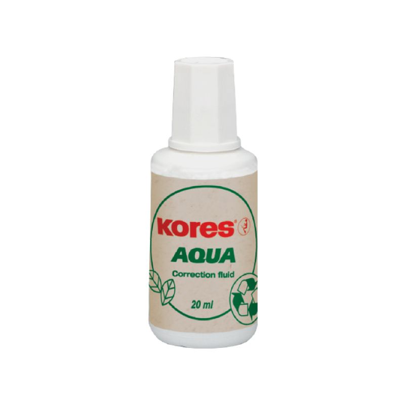 Korekcijas tepe KORES Aqua uz ūdens