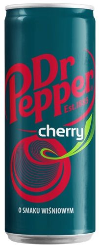 Gāzēts dzēriens DR. PEPPER Cherry, bundžā
