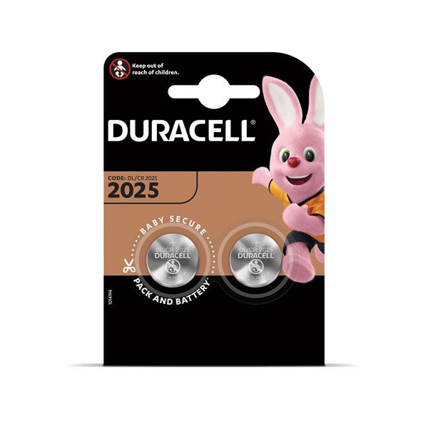 Baterija DURACELL 2025 2 gab. (250-07290)