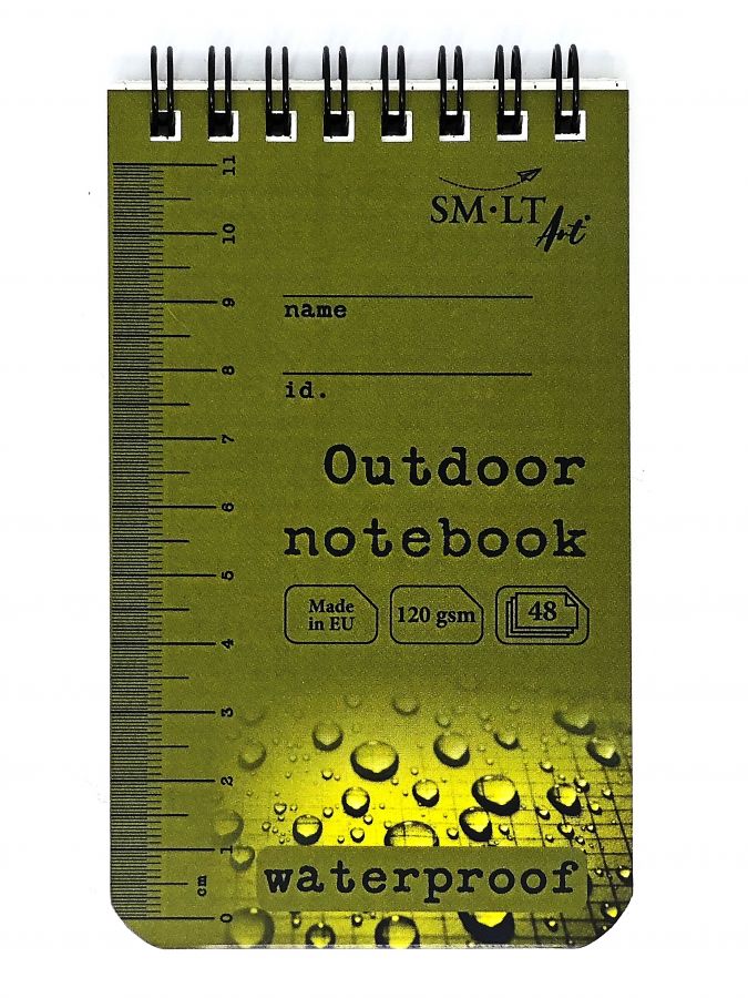 Piezīmju grāmatiņa SMLT, 125x75 mm, 120