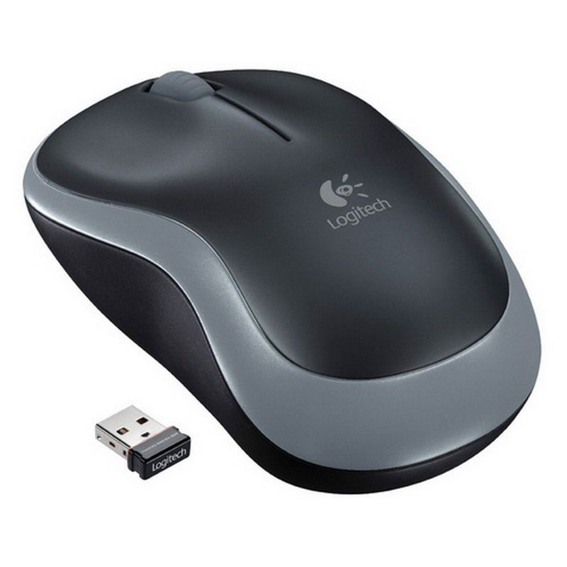 Bezvadu pele LOGITECH M185 (910-002235), pelēka/melna