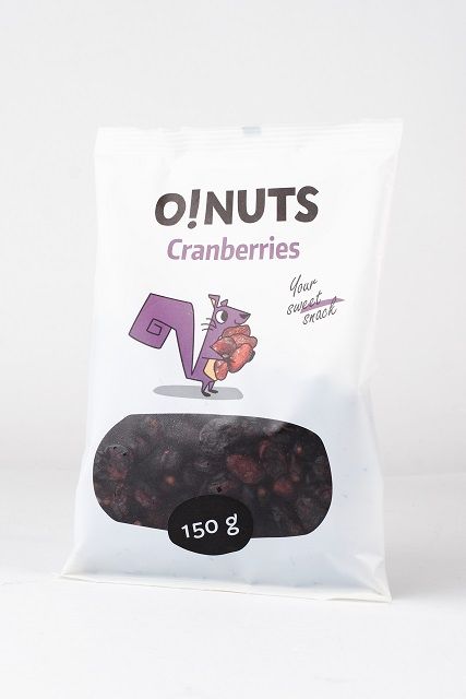 Dzērvenes O!NUTS, 150 g (450-04525)