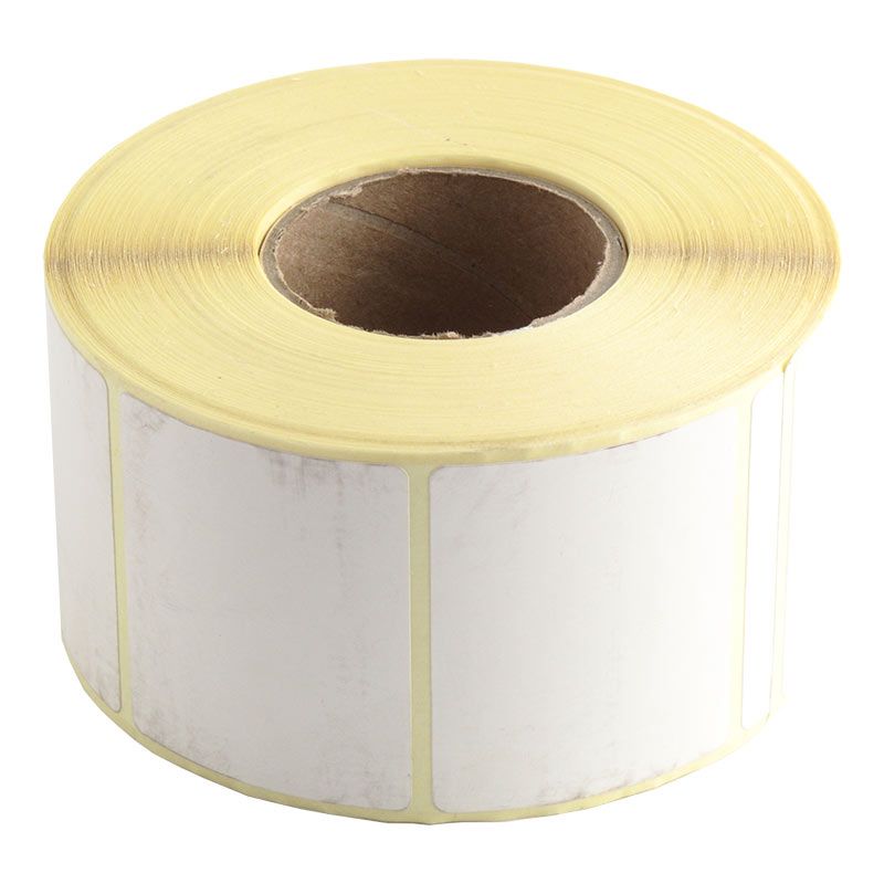 Termo-uzlīmes, 49 x 40 mm, baltas, 1000 uzlīmes (100-06640)