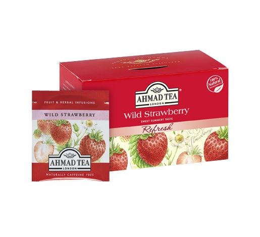 Tēja AHMAD Alu WILD STRAWBERRY, 20