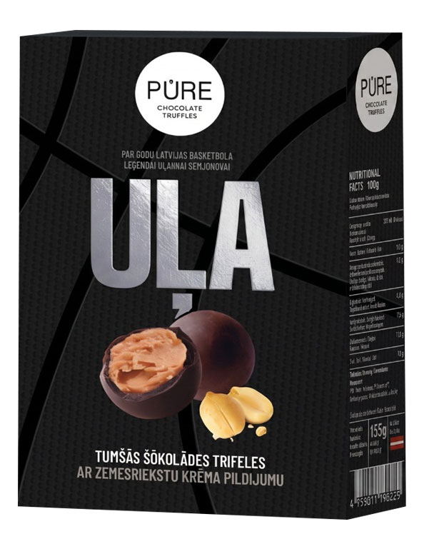 Pure Chocolate Tumšās šokolādes trifeles ar