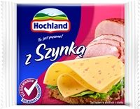 Siers šķēlēs kausētais   ar šķiņķi 8gab/130g
