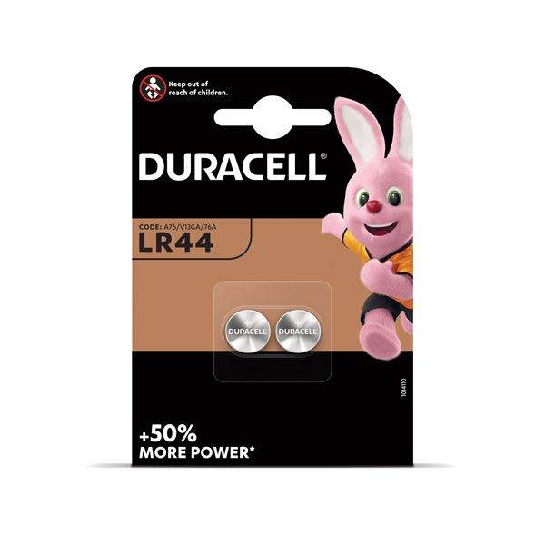 Baterijas DURACELL Alkaline LR44 1.5V