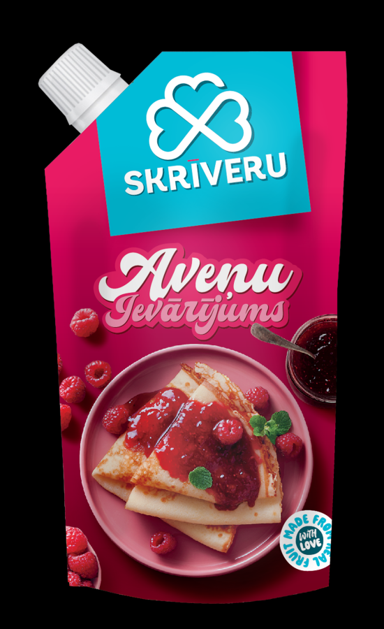 SKRĪVERU Aveņu ievārījums, 250g (450-23414)