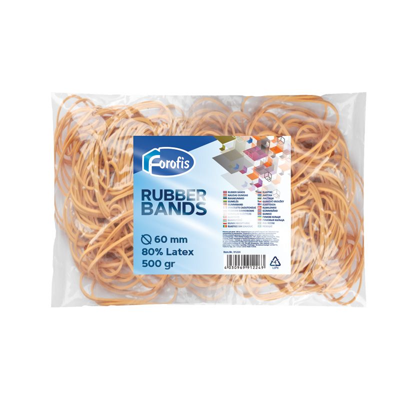 Gumijas FOROFIS 70mm, 500g, dabīgā krāsā (200-13747)
