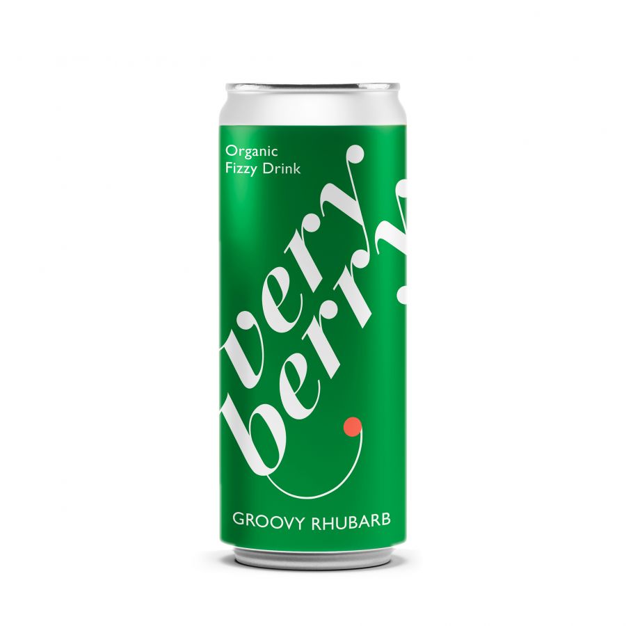 Gāzēts dzēriens VERY BERRY Groovy Rhubarb