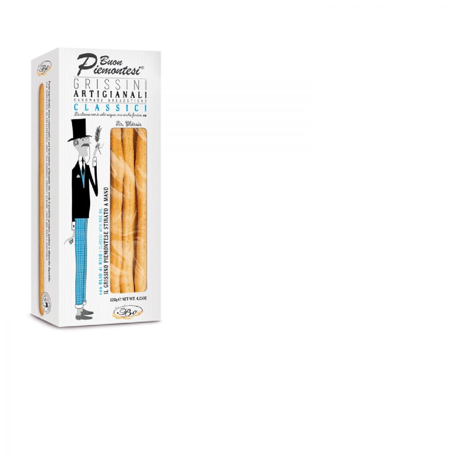 Maizes standziņas BUON PIEMONTESI Classici ar rīsu eļļu, 120g (450-27403)