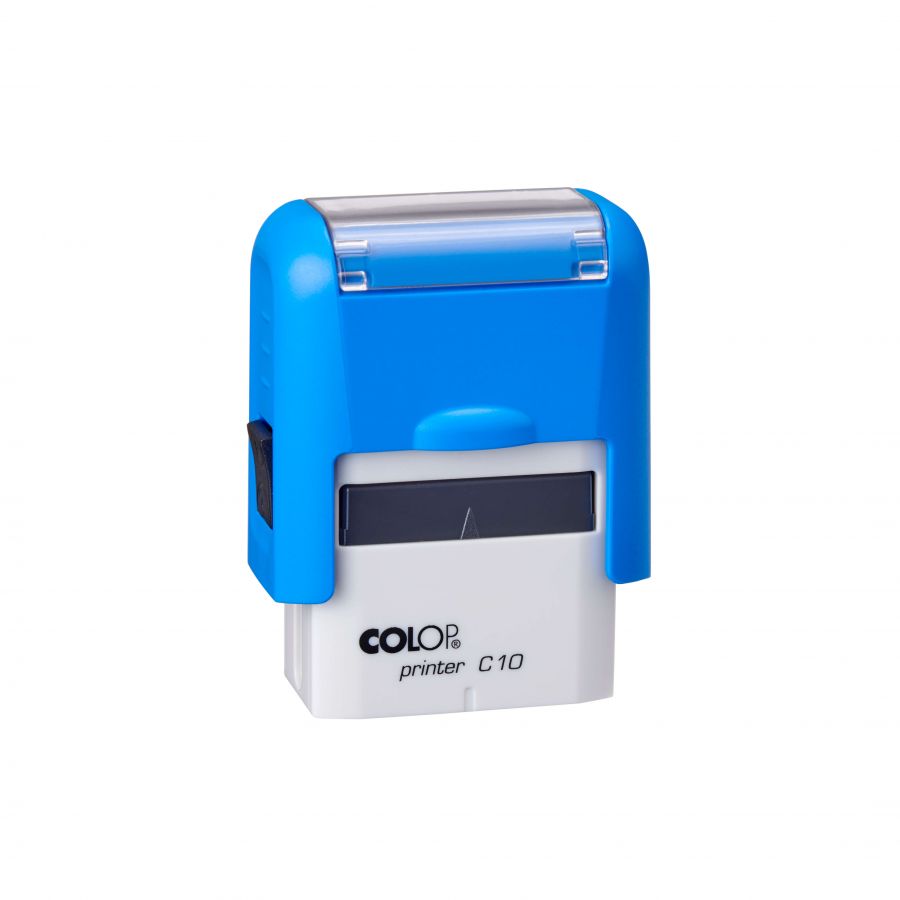 Zīmogs COLOP Printer C10, zils korpuss