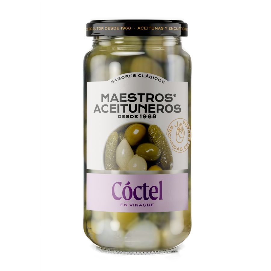 Dārzeņu un olīvu maisījums etiķī MAESTROS ACEITUNEROS, 345g/150g (450-27791)