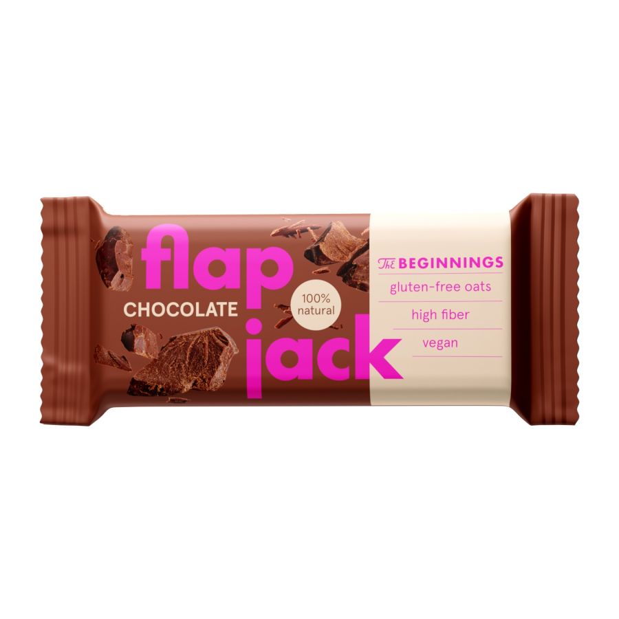 Batoniņš The BEGINNINGS FlapJack Šokolādes, 60g (450-23356)